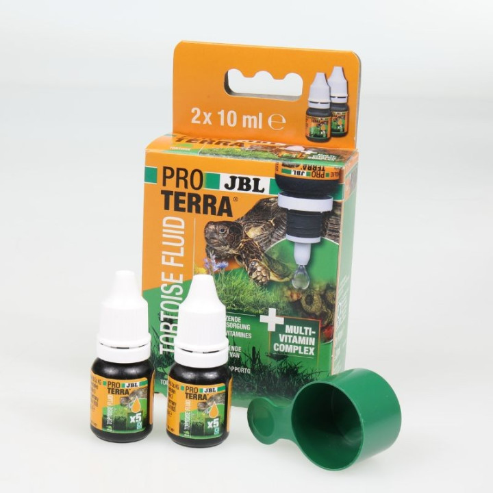 JBL ProTerra vitaminai sausumos vėžliams, 2x10 ml | Akvazoo.lt