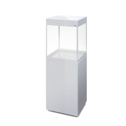 Glossy 50 spintelė CUBE stačiakampė balta, 50x50x90 cm - nuotrauka 4