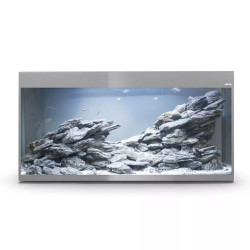 Glossy 120 akvariumas stačiakampis, pilkas, 120x40x60 cm - nuotrauka 4