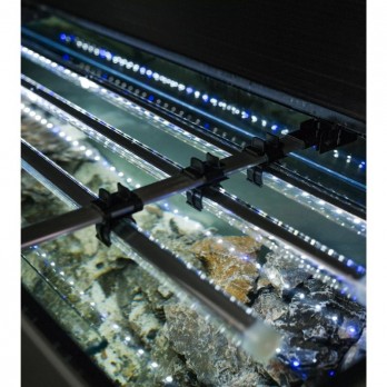 Glossy 120 akvariumas stačiakampis, pilkas, 120x40x60 cm