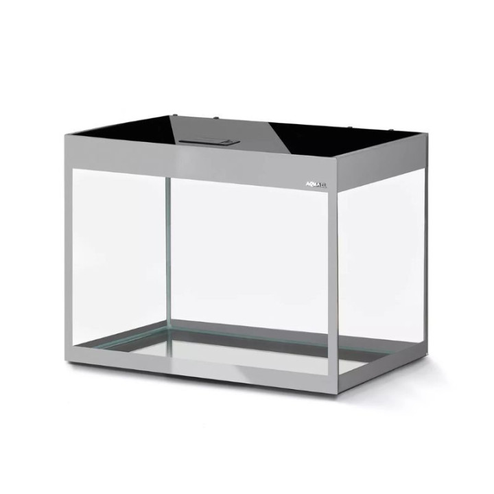 Glossy 80 akvariumas stačiakampis, pilkas, 80x35x50 cm | Akvazoo.lt
