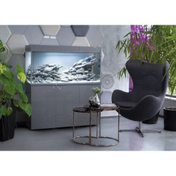 Glossy 120 spintelė stačiakampė pilka su durelėmis, 120 cm - nuotrauka 2