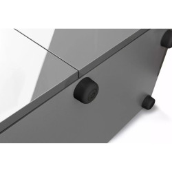 Glossy 80 spintelė stačiakampė pilka su durelėmis, 80 cm - nuotrauka 5