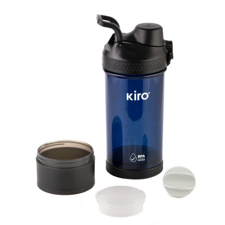 Gertuvė Kiro, 550 ml, skirta kokteilių plakimui, mėlyna | Gertuvės