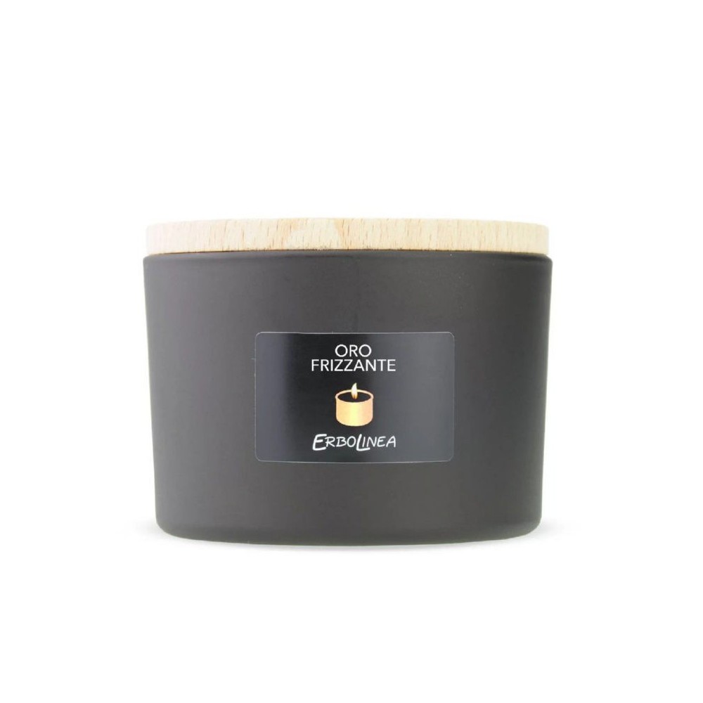 Aromatinė žvakė Erbolinea Candela In Vetro Oro Frizzante, 140 g