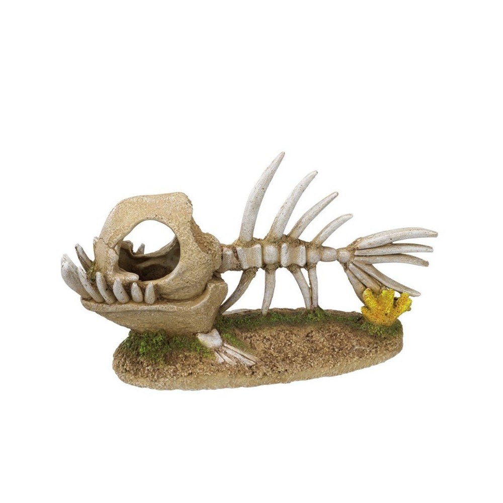 Dekoracija akvariumui Žuvies skeletas, 12,5x10,5x19 cm