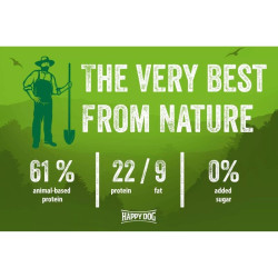Happy Dog NaturCroq Lamm&Reis visavertis pašaras suaugusiems šunims su ėriena ir ryžiais, 2x4 kg - nuotrauka 2