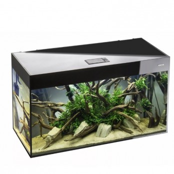 Glossy 150 ST Day&Night akvariumas stačiakampis, juodas, 150x50x63 cm, 3x17 LED