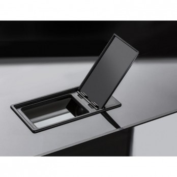 Glossy 150 ST Day&Night akvariumas stačiakampis, juodas, 150x50x63 cm, 3x17 LED