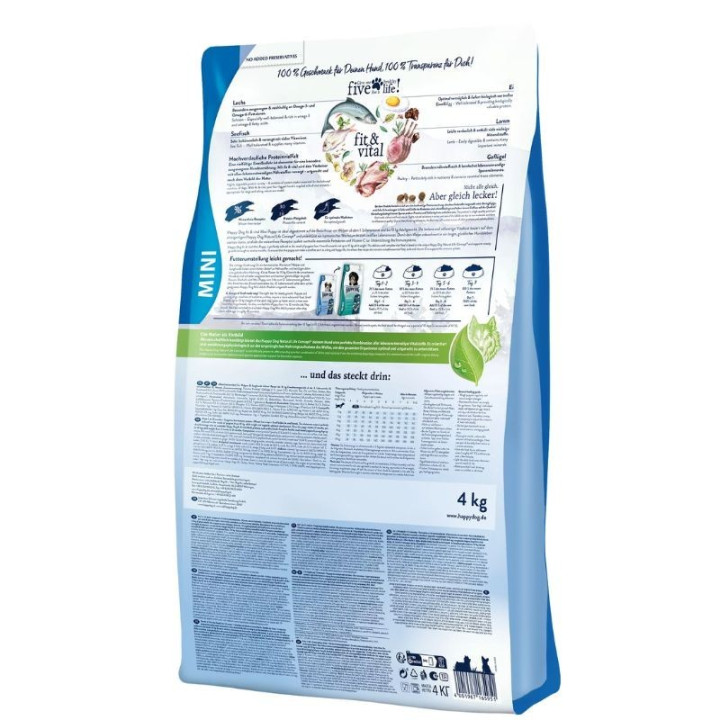 Sausas maistas jauniems šuniukams Happy Dog Mini Puppy, 2x4 kg