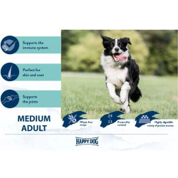 Happy Dog Medium Adult visavertis pašaras suaugusiems vidutinių veislių šunims, 2x14 kg - nuotrauka 2