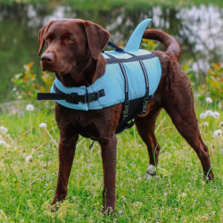 Gelbėjimo liemenė šuniui Sharki XL, žydra, 45 cm - nuotrauka 5