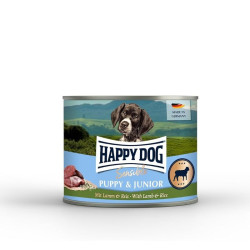 Happy Dog Sensible Puppy Lamm konservai jauniems šuniukams su ėriena, 200 g - nuotrauka 1