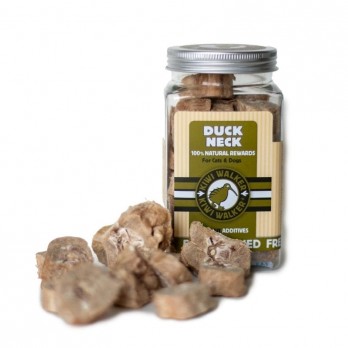Liofilizuoti skanėstai šunims ir katėms Duck Neck, 70 g