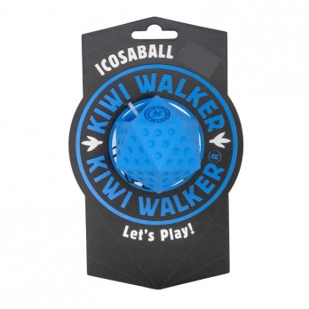 Žaislas šunims Icosaball kamuolys skanėstams, mėlynas, 9 cm, maxi