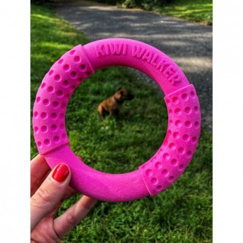 *Žaislas šunims Ring Mini guminis žiedas, rožinis, 13 cm, mini