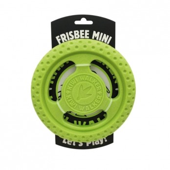 *Žaislas šunims Frisbee Mini guminė skraidanti lėkštė, žalia, 16 cm, mini