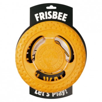 *Žaislas šunims Frisbee guminė skraidanti lėkštė, oranžinė, 22 cm, maxi