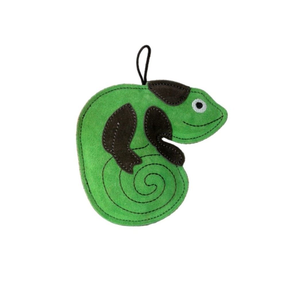 Žaislas šunims odinis chameleonas, 16 cm