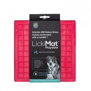 *Laižymo kilimėlis LickiMat Dog Playdate, rožinis