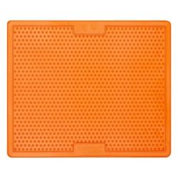 Laižymo kilimėlis LickiMat Dog Soother XL, oranžinis - nuotrauka 2