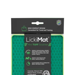 Laižymo kilimėlis LickiMat Dog Mini Tuff Soother, žalias - nuotrauka 1