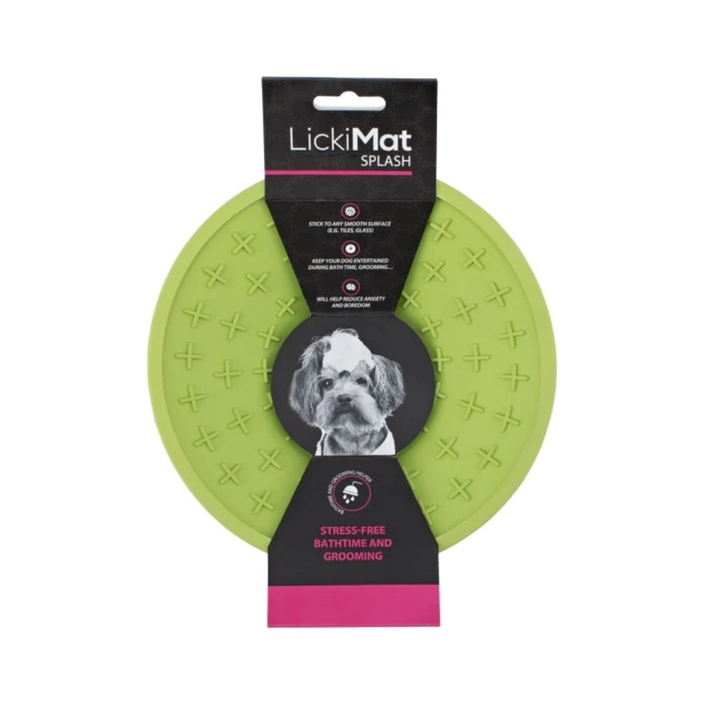 Laižymo kilimėlis LickiMat Dog Splash, žalias