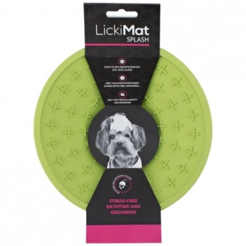 Laižymo kilimėlis LickiMat Dog Splash, žalias