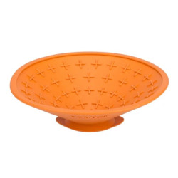 Laižymo kilimėlis LickiMat Dog Splash, oranžinis - nuotrauka 2