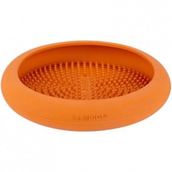*Laižymo dubenėlis LickiMat Dog Ufo, oranžinis