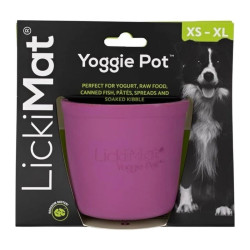 Laižymo puodelis LickiMat Dog Yoggie Pot, violetinis - nuotrauka 2