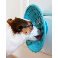 Laižymo kilimėlis LickiMat Dog Splash, oranžinis - nuotrauka 3