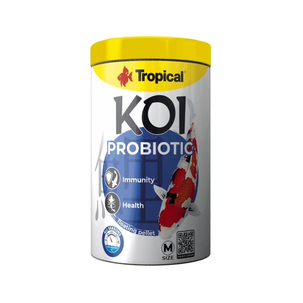 *Koi Probiotic Pellet M pašaras Koi karpiams, 1000 ml