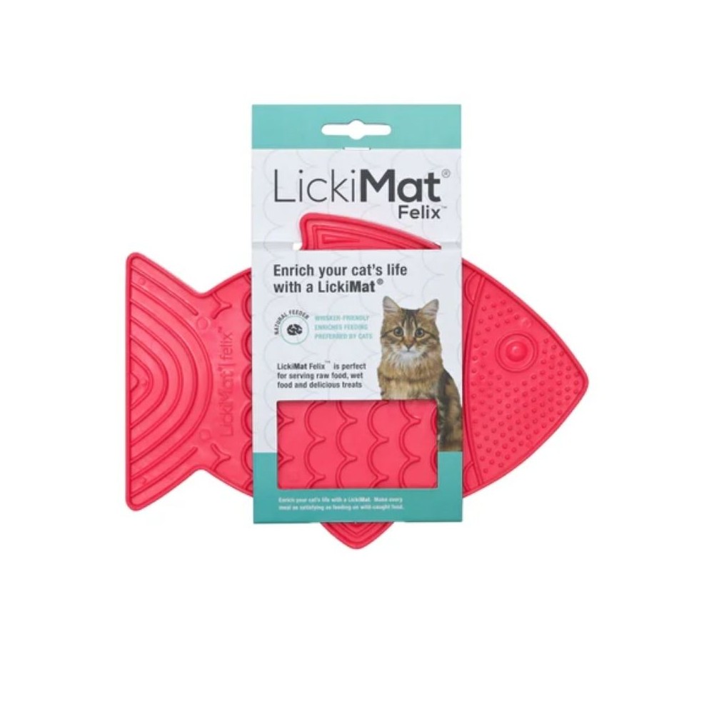 Laižymo kilimėlis LickiMat Cat Felix, rožinis