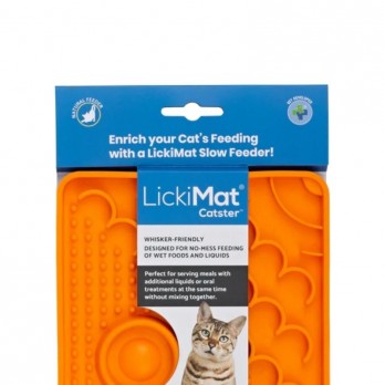 *Laižymo kilimėlis LickiMat Cat Catster, oranžinis