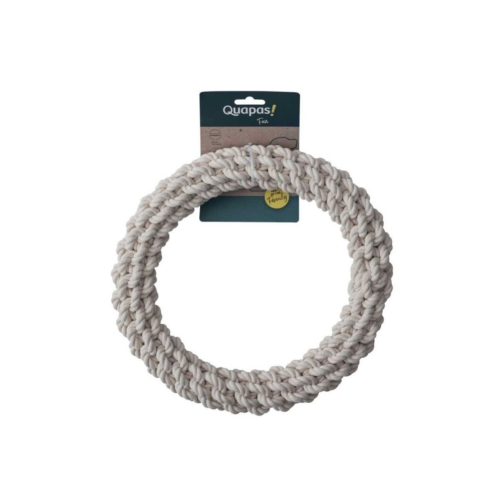 Žaislas šunims iš natūralios virvės, žiedas, XXL, 40 cm