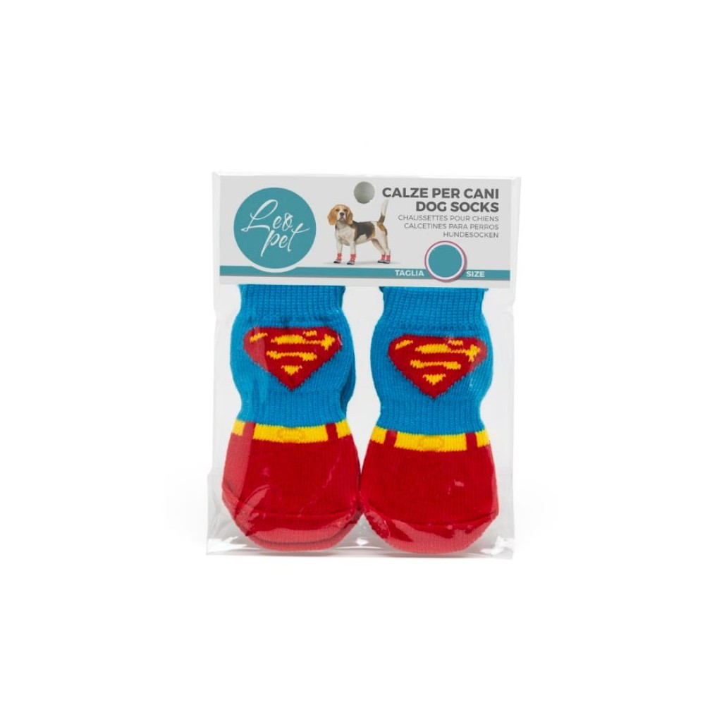 Kojinės šunims Superman, M, 4 vnt.
