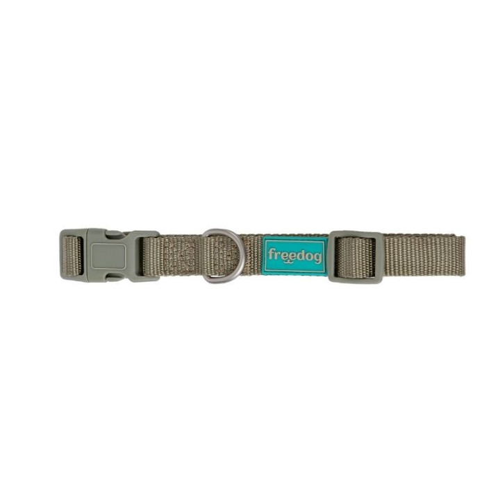 Antkaklis Basic Nylon, chaki, 10 mm