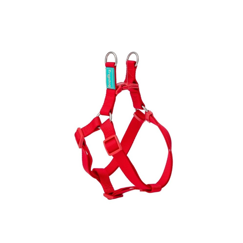 Petnešos Basic Nylon A-Type, raudonos, 20 mm x 51-70 cm