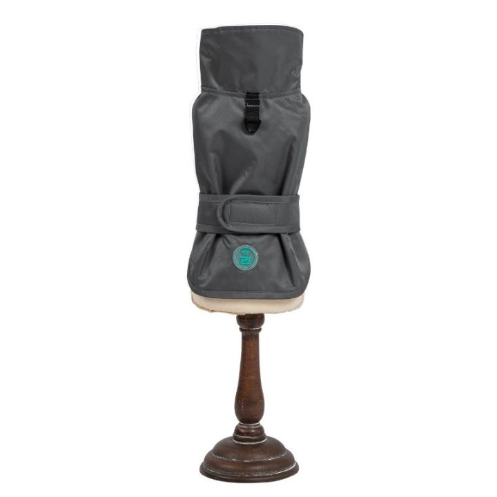 Striukė lietpaltis šunims Paw Shield, pilkas, 30 cm