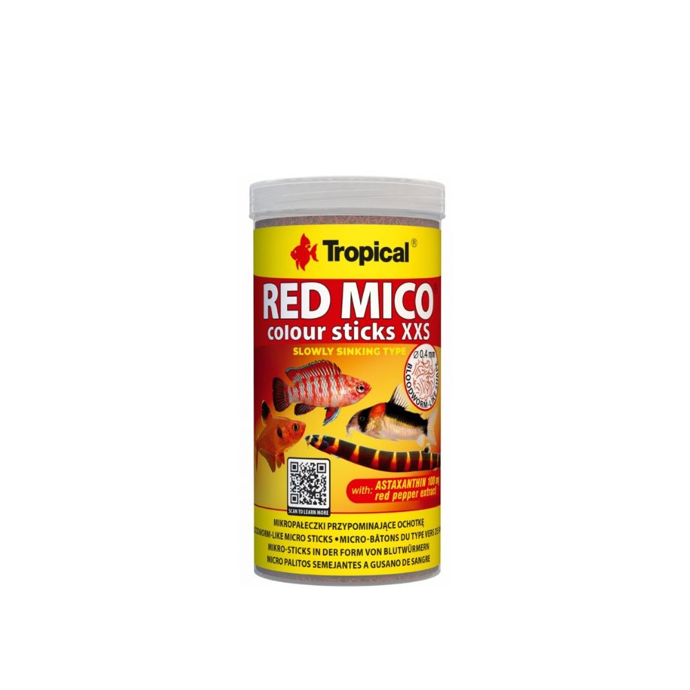 Red Mico Colour sticks XXS pašaras žuvims, 100 ml