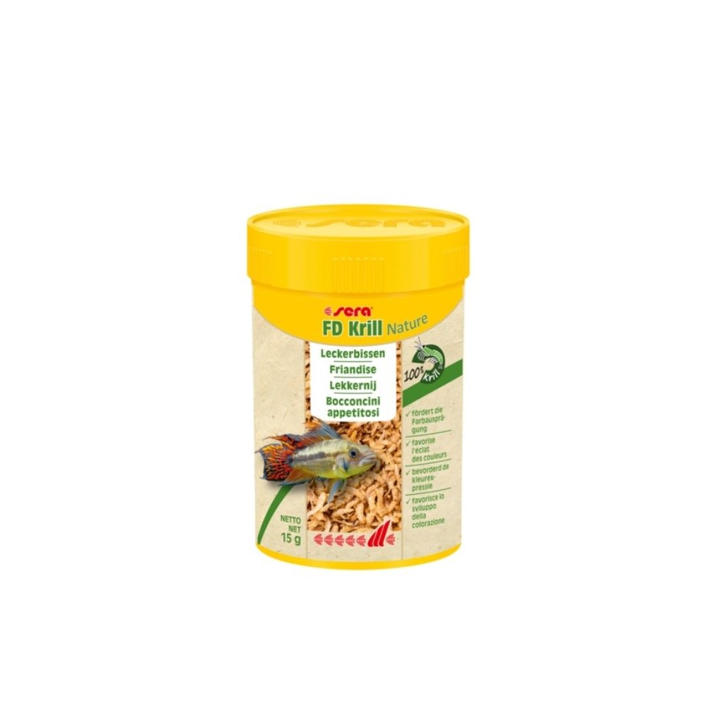 Sera pašaras žuvims FD Krill Nature, 100 ml, 15 g