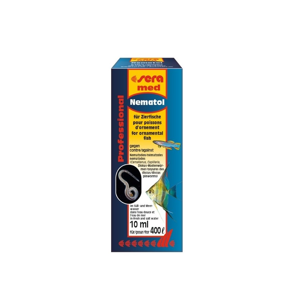 Sera akvariumo priežiūros priemonė Med Professional Nematol, 10 ml