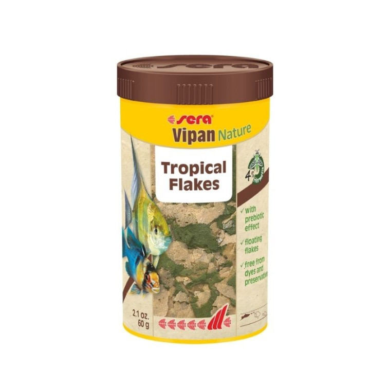 Sera pašaras žuvims Vipan Nature, 250 ml, 60 g | Maistas žuvims