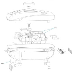 Sera oro pompa Air 550 R Plus, 552 l/h, 8 W - nuotrauka 2