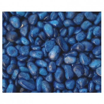 Gruntas akvariumui mėlynas 3-5 mm, 1 kg