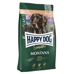 Happy Dog Montana visavertis pašaras suaugusiems šunims su arkliena, 1 kg - nuotrauka 1