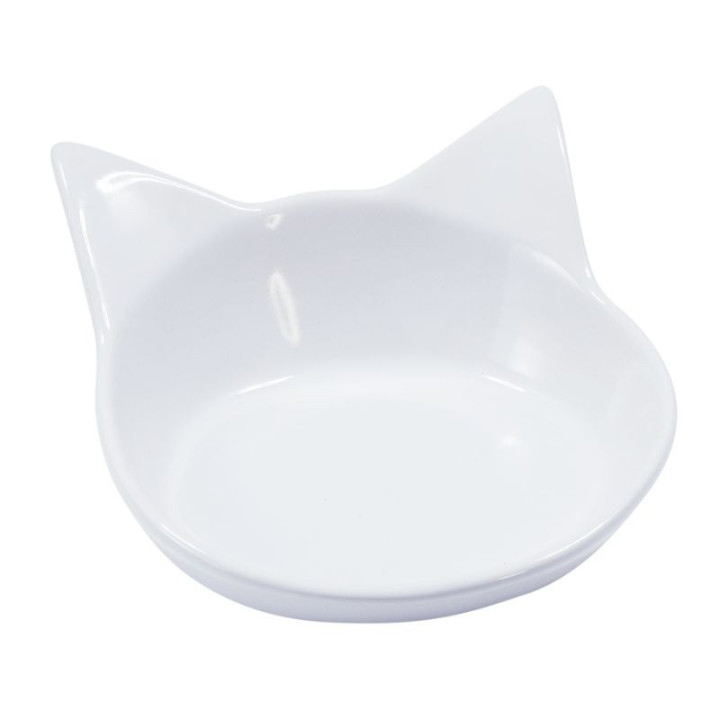 Keraminis dubenėlis Neko, baltas, 14,5x14x6,5 cm, 200 ml | Akvazoo.lt