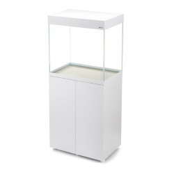 Opti Set 130 akvariumas stačiakampis, baltas, 61x41x56 cm, 130 l - nuotrauka 2