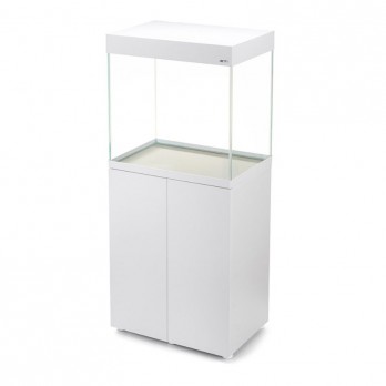Opti Set 130 akvariumas stačiakampis, baltas, 61x41x56 cm, 130 l